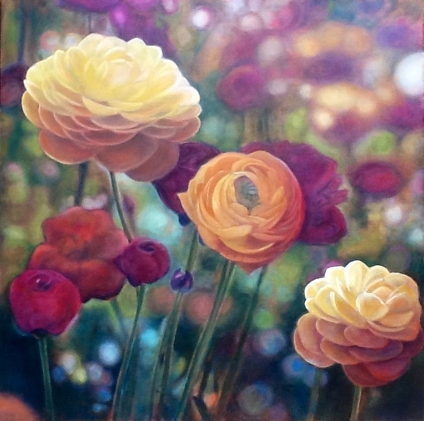Blaze of Glory, Oil, 30x30 SOLD
