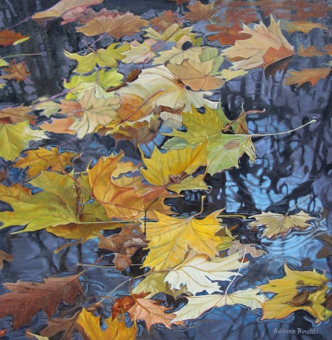 MAple Stir Up, Oil, 28x28 SOLD
