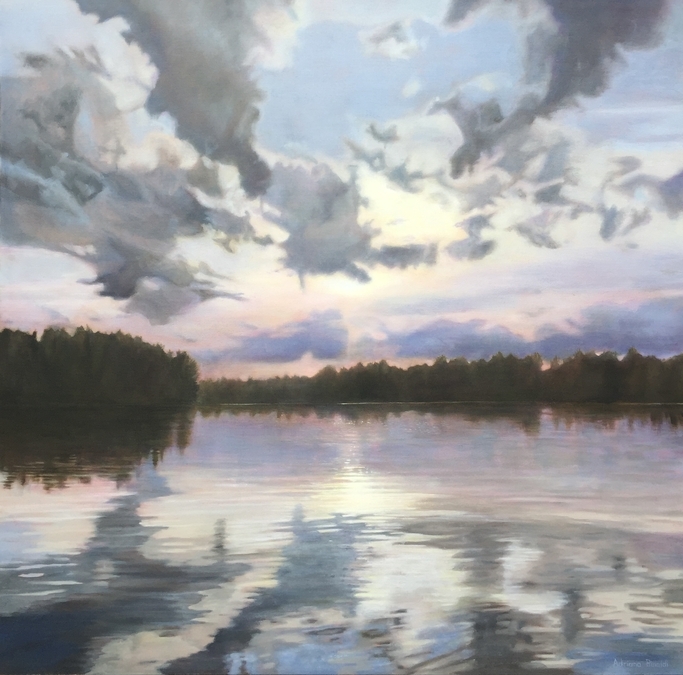 Dawn Adieu, 36x36, Oil, SOLD