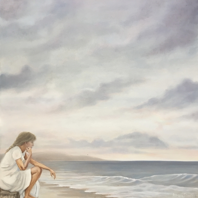 Day Dreamer, Oil, 24x24 - SOLD