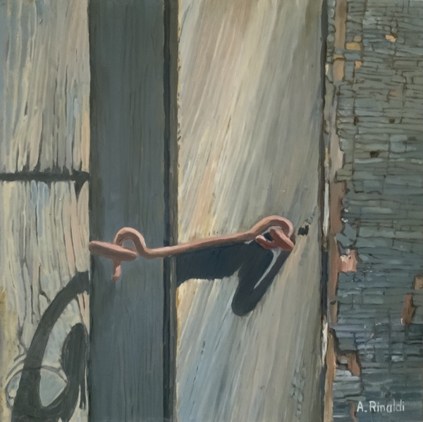 Feeling Secured, Oil on Board, 12x12