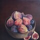 I Don't Give a Fig, Oil, 20x20, SOLD