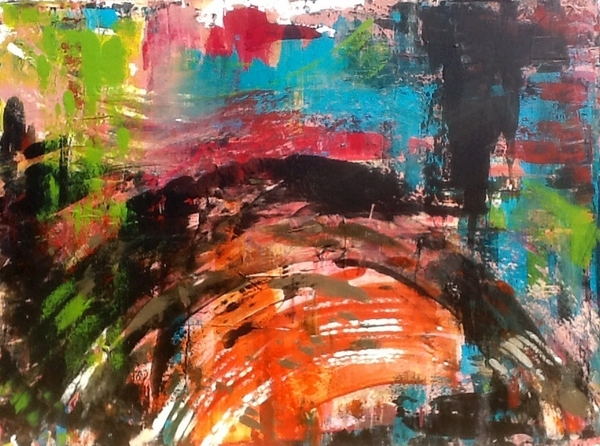 Hold Your Breath, 36x48 SOLD