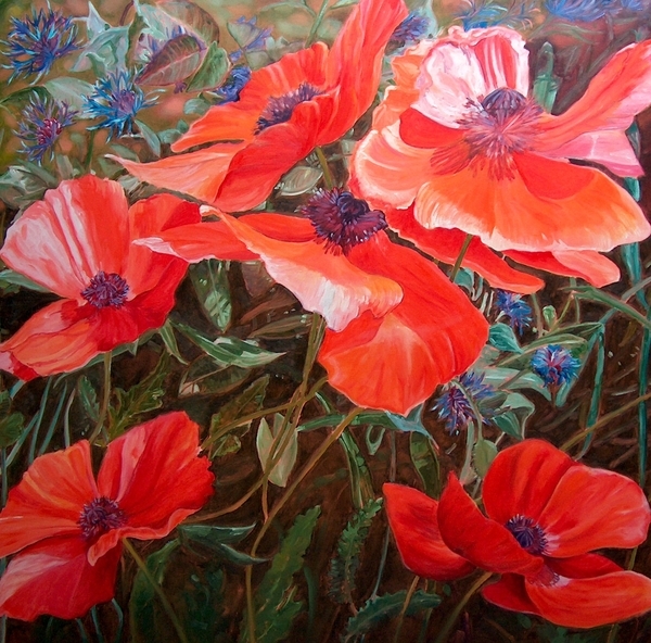 Joshua's Jewels, Oil 36x36 - SOLD