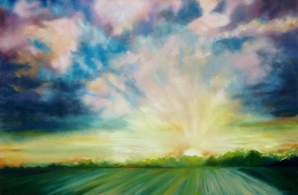 Looking Forward, Oil, 24x36 - SOLD