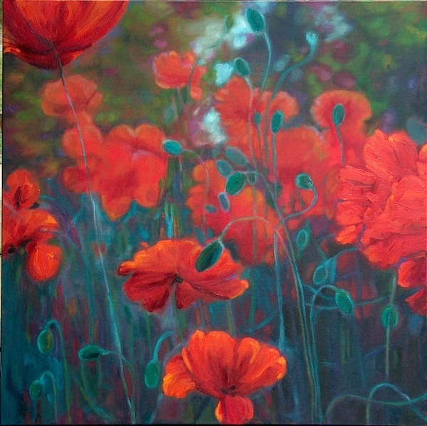 Drawn to the Rythm, Oil, 24x24 - SOLD