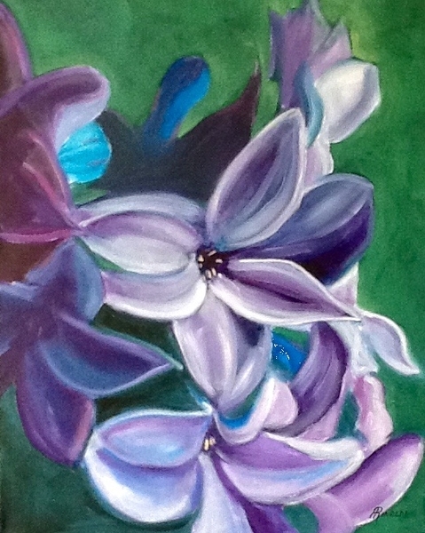 Scilla, Oil, 24x24