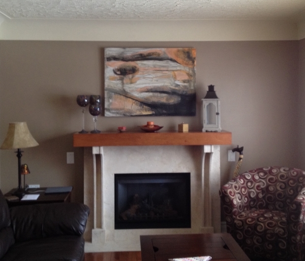 SOLD Abstract on the Wall