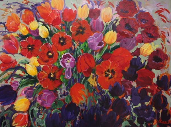 Spontaneous Pollination, 30x40, Oil, SOLD.