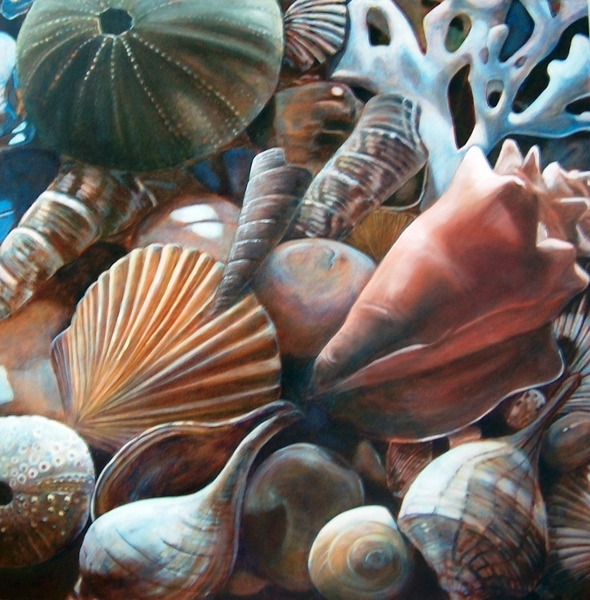 The Creation of Adam, 30x30, Oil SOLD