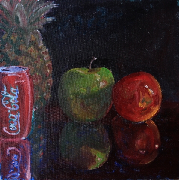 Things Go Better With Coca Cola  Oil, 12x12