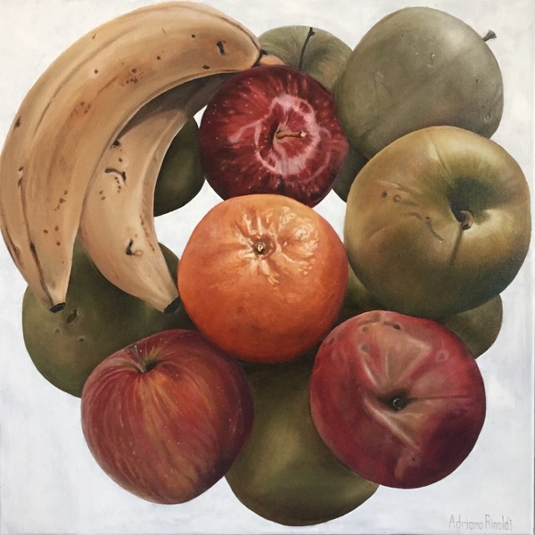 Tutti Frutti, 24x24, oil, SOLD - Seven Bridges Foundation