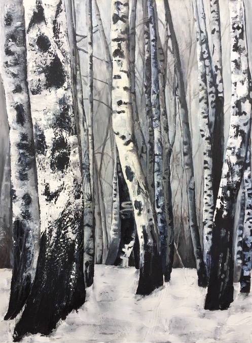 WInter's Isolation, Oil, 30x40 SOLD