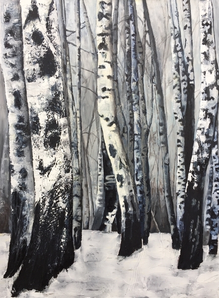 WInter's Isolation, Oil, 30x40 SOLD
